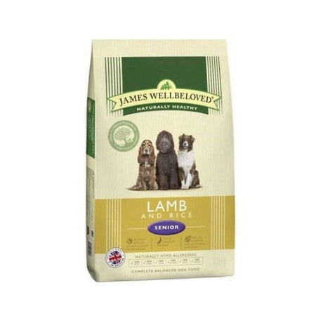 James Wellbeloved 2kg Lamb & Rice Senior Dry Dog Food