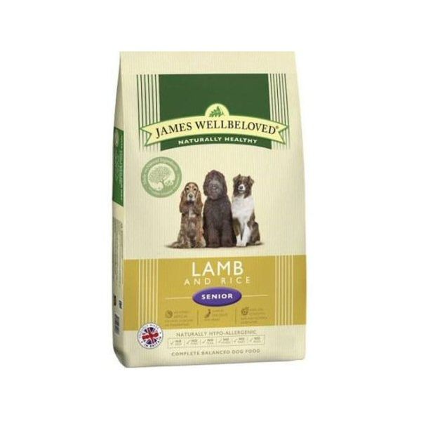 James Wellbeloved 2kg Lamb & Rice Senior Dry Dog Food