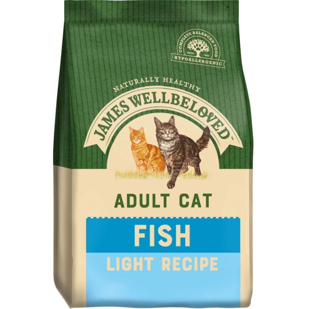 James Wellbeloved 1.5kg Fish & Rice Light Adult Dry Cat Food