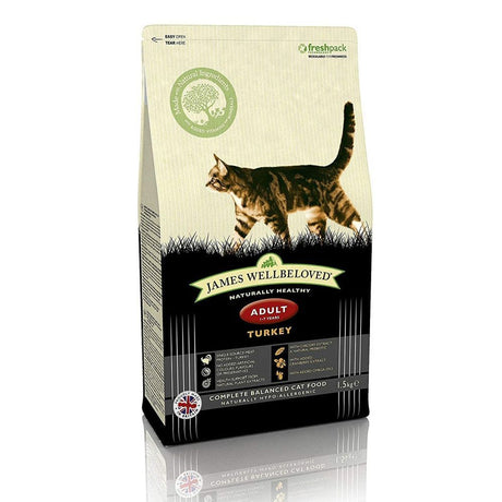 James Wellbeloved 1.5kg Turkey Adult Dry Cat Food
