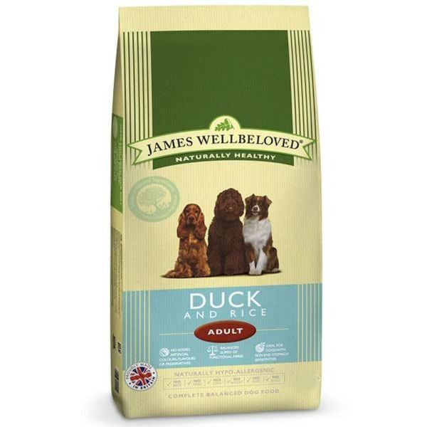 James Wellbeloved 2kg Duck & Rice Adult Dry Dog Food