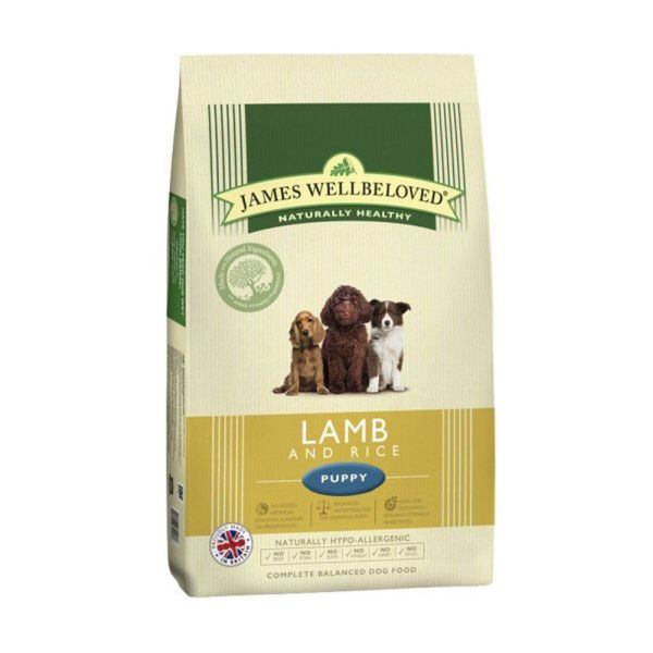 James Wellbeloved 2kg Lamb & Rice Puppy Dry Dog Food
