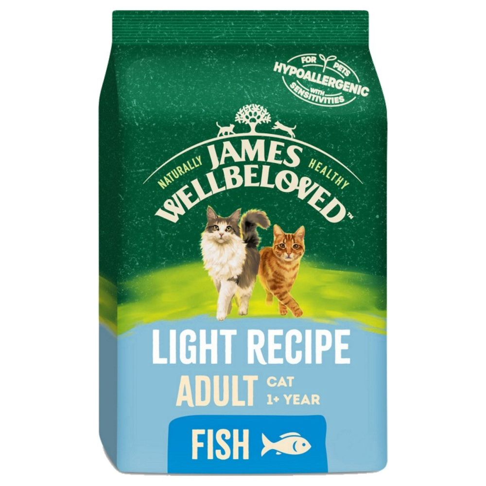 James Wellbeloved 4kg Fish & Rice Adult Light Dry Cat Food