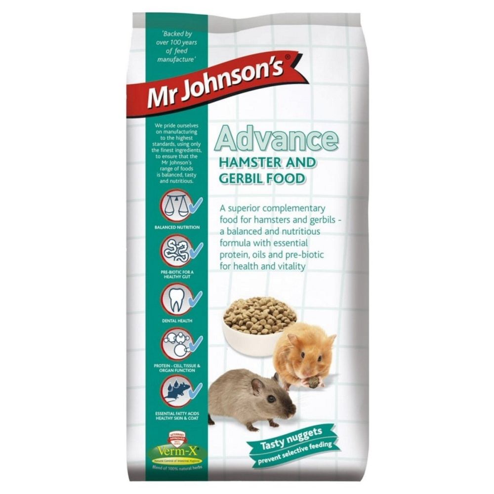 Mr Johnson's 750g Advance Hamster & Gerbil Food