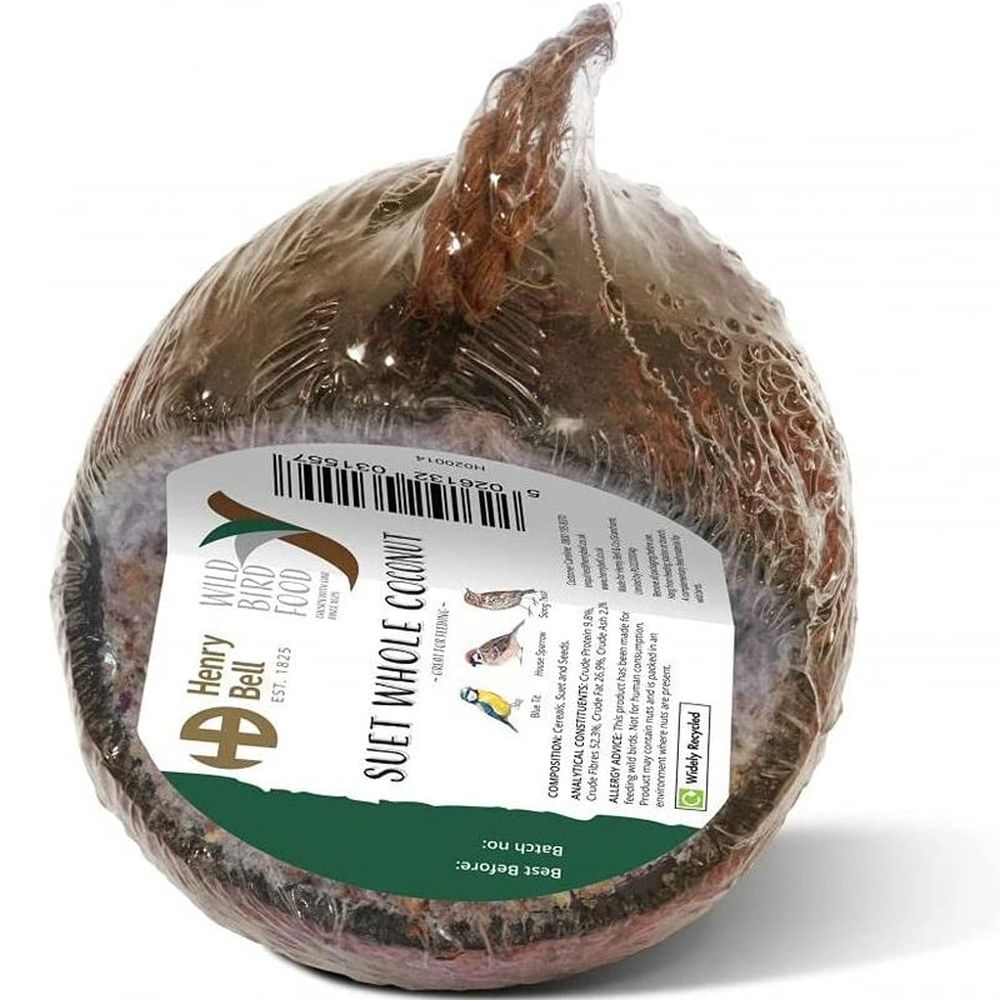 Henry Bell 100g Suet Whole Coconut