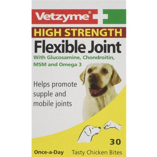 Vetzyme 30 High Strength Flexible Joint Tablets