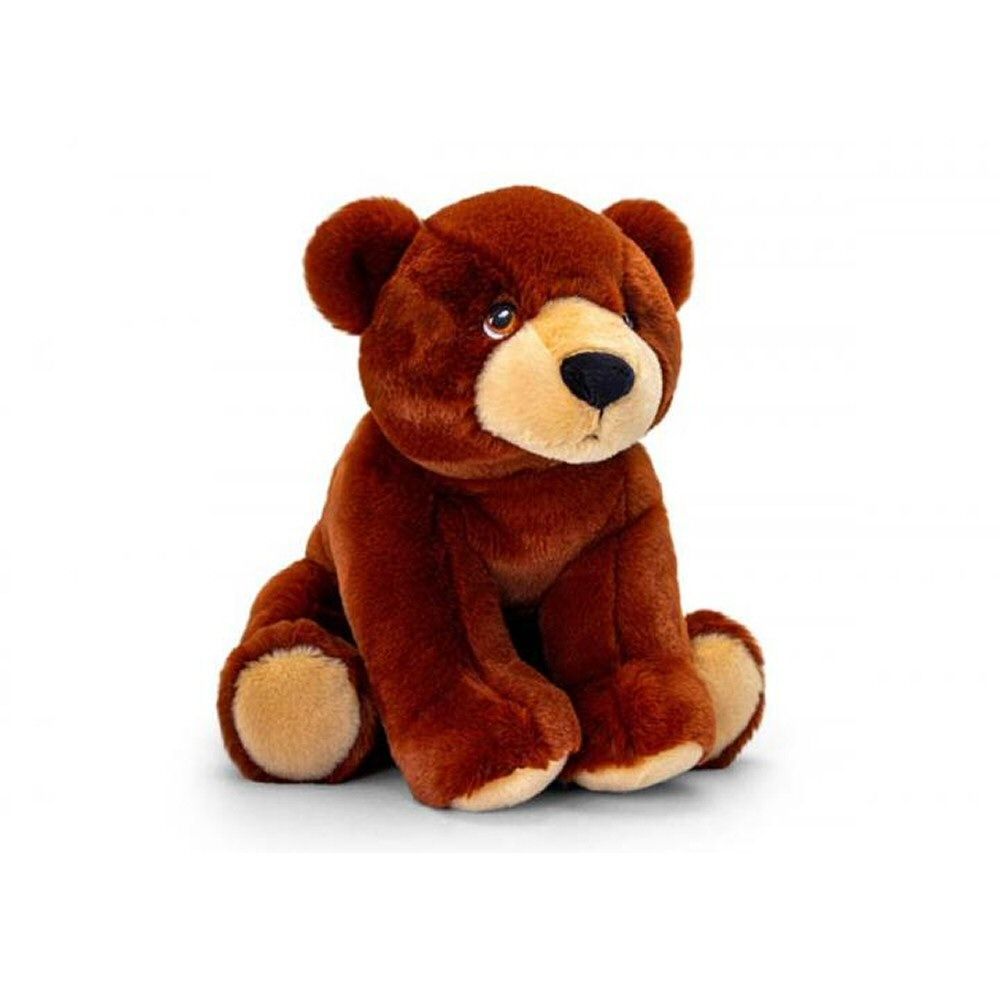 Keeleco 25cm Eco-Friendly Brown Bear Soft Toy