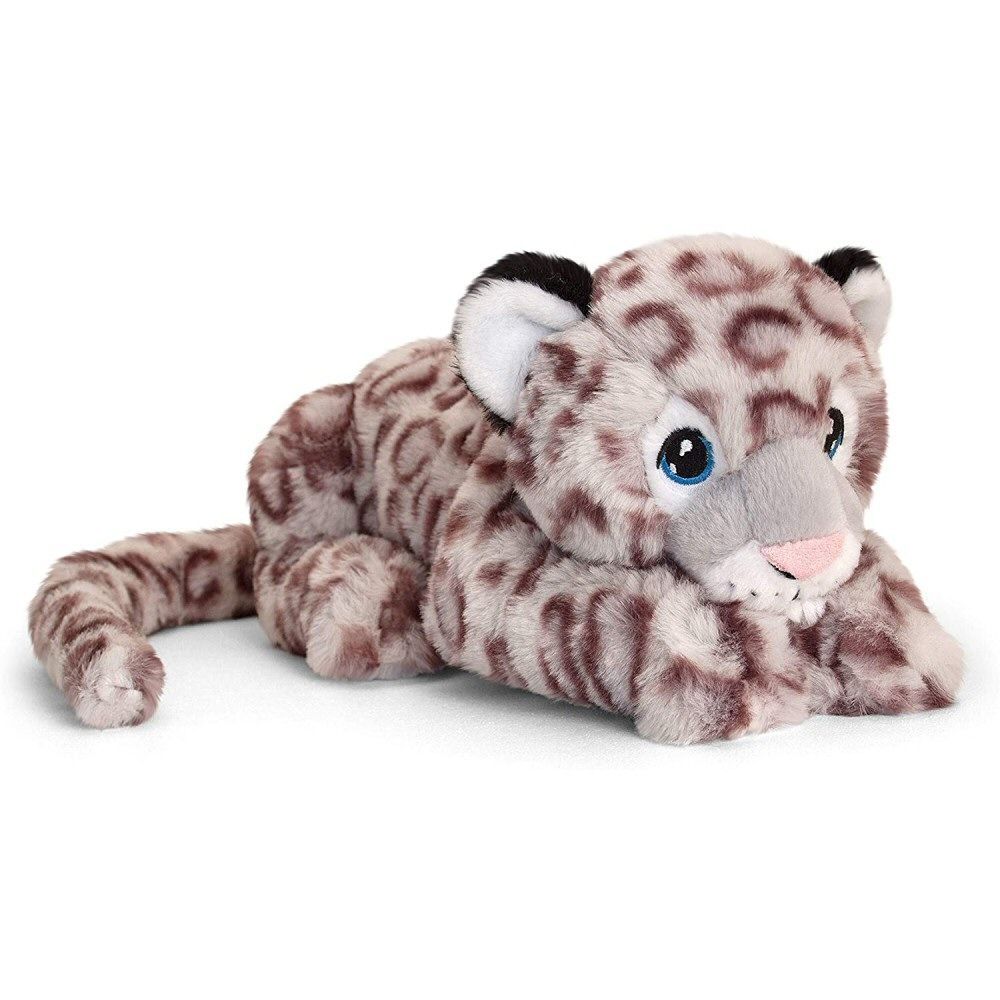 Keeleco 25cm Eco-Friendly Snow Leopard Soft Toy