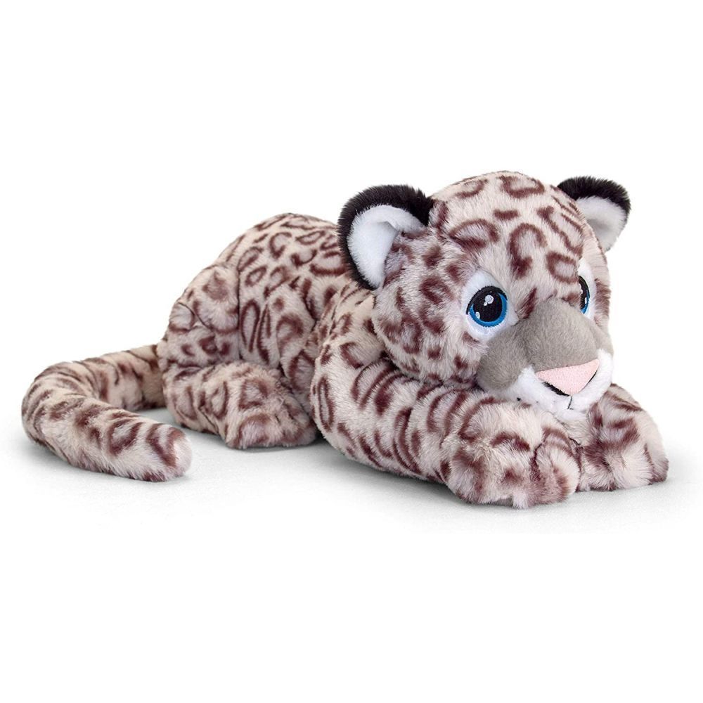 Keeleco 45cm Eco-Friendly Snow Leopard Soft Toy