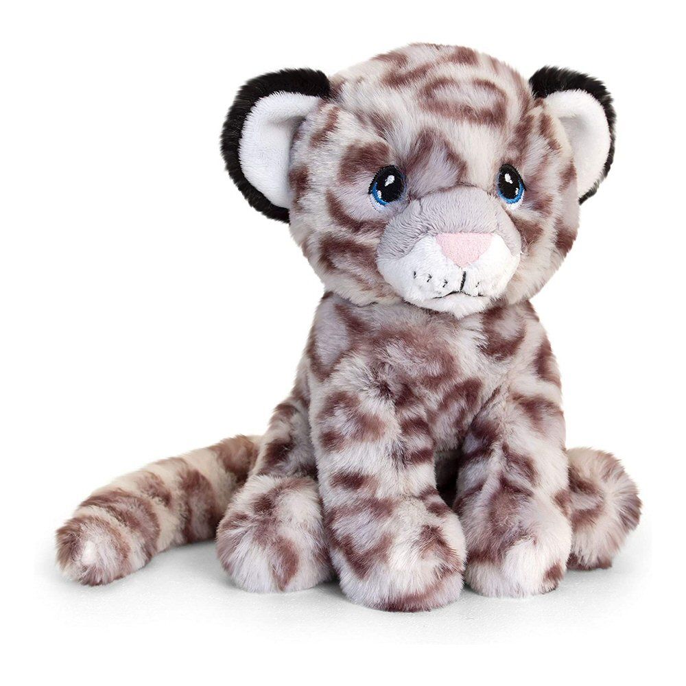 Keeleco 18cm Snow Leopard Soft Toy – Old Railway Line Garden Centre