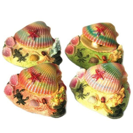 Aquarium Ornament Air Action Tropical Shell