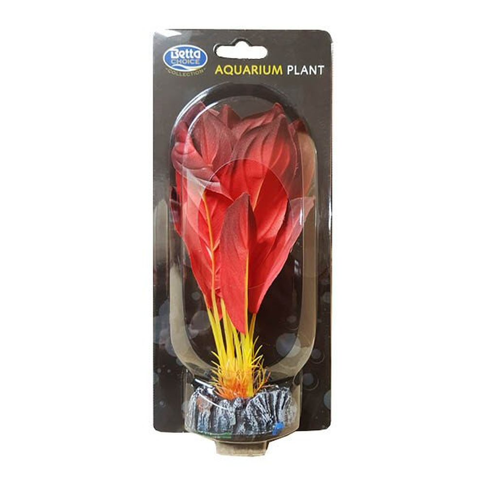 Betta Choice 30cm Silk Red Plant