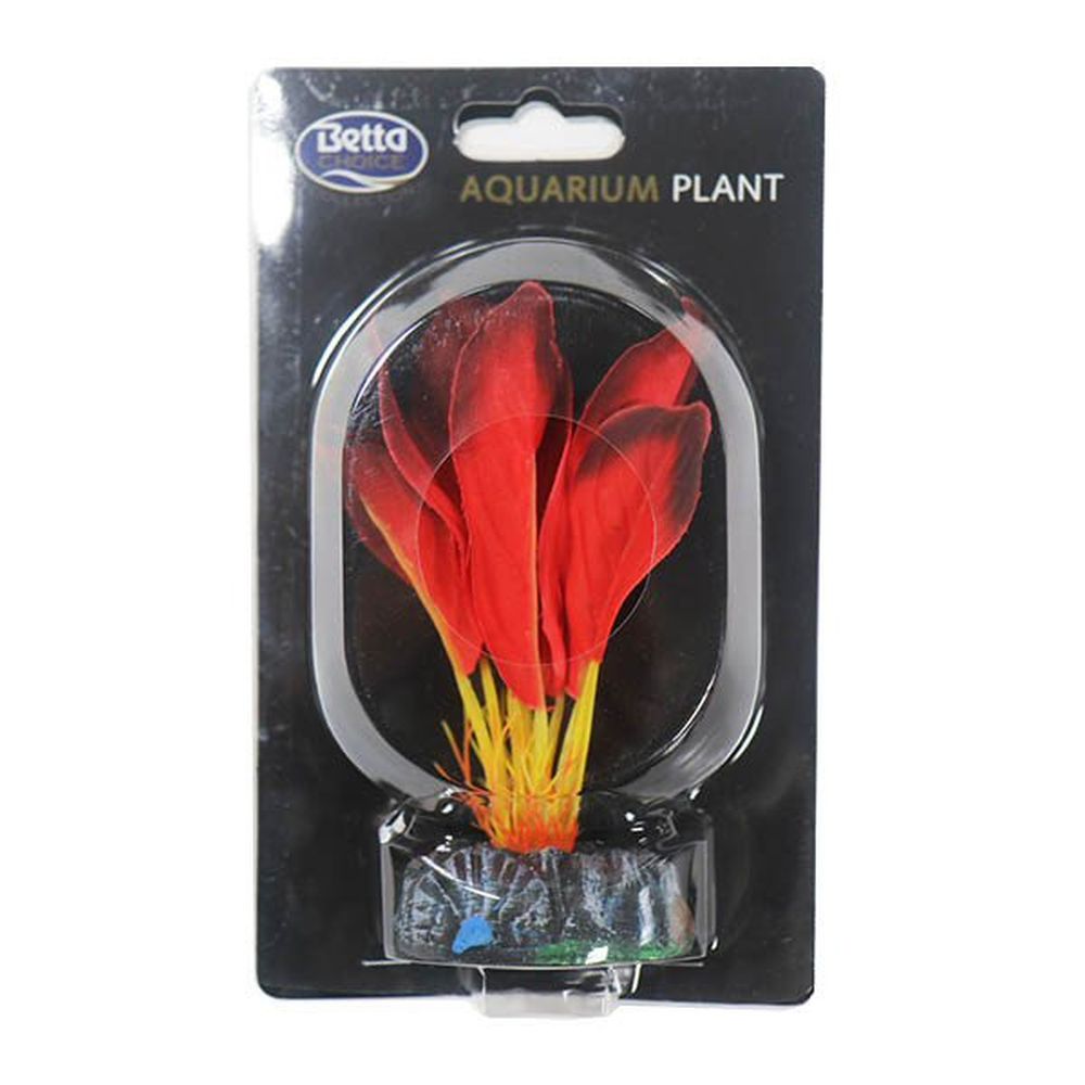 Betta Choice 13cm Silk Red Plant