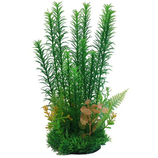 Betta 23cm Green & Yellow Plastic Plant - PP633