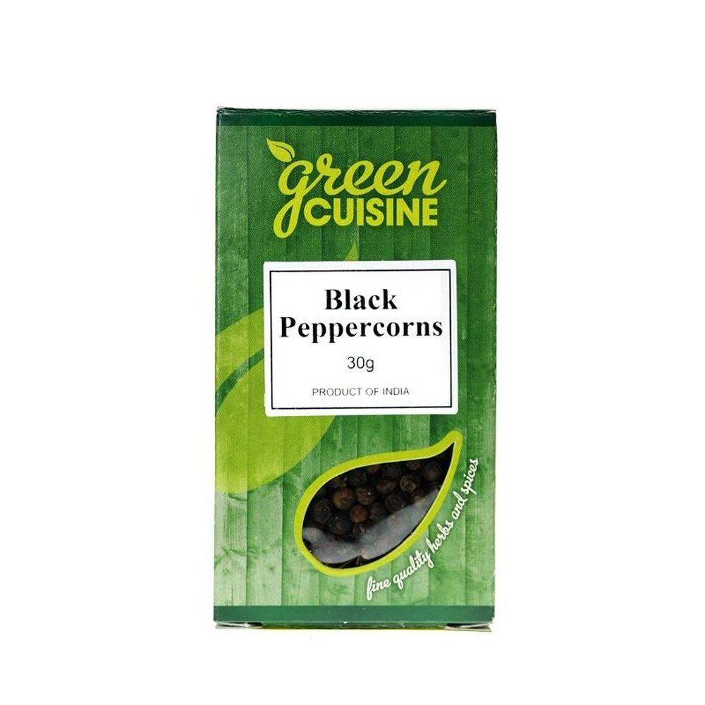 Green Cuisine Black Peppercorns 30g