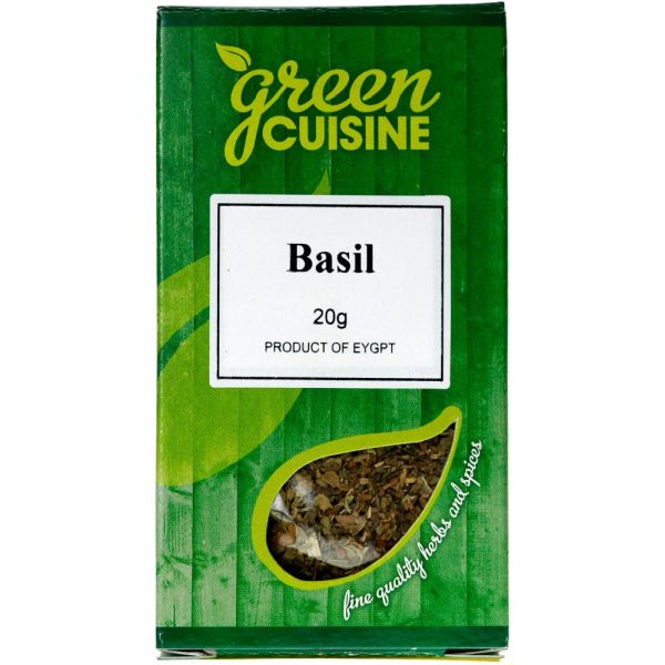 Green Cuisine 20g Rubbed Basil