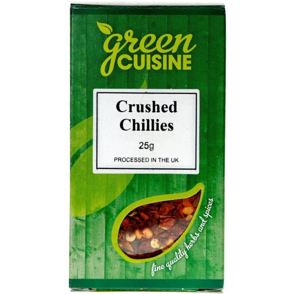 Green Cuisine 25g Crushed Chillies