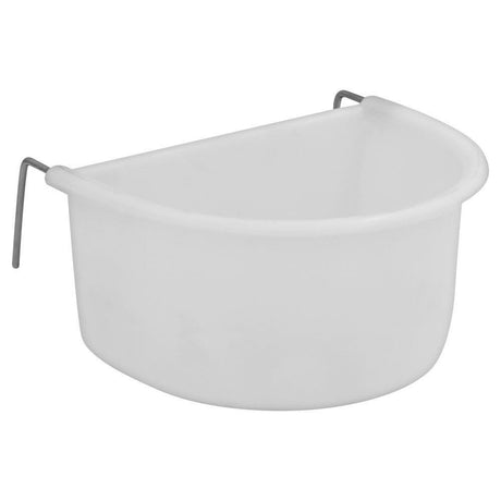 Beaks Large Plastic Coop Cup with Hooks for Birds