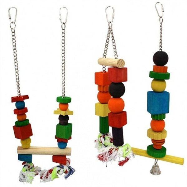 Beaks Wooden Hanging Bird Toy (Choice of 3)