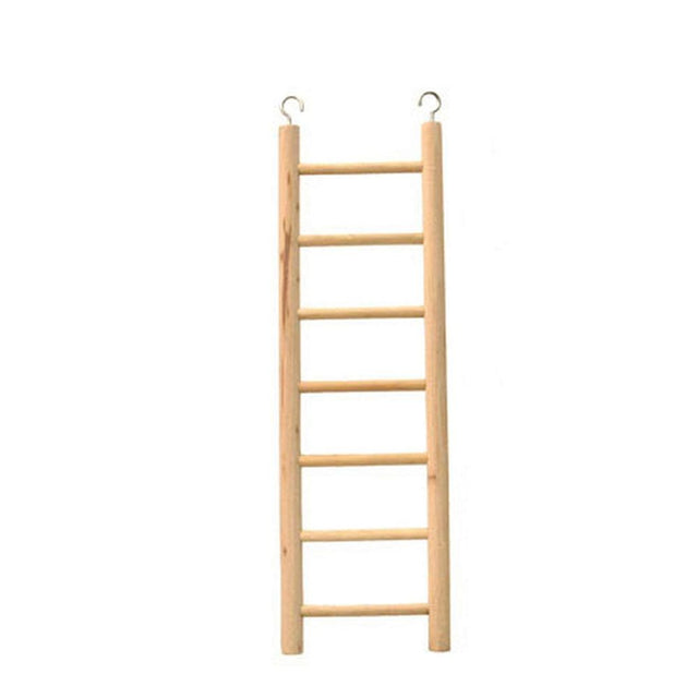 Beaks 12" 7 Step Wooden Ladder Bird Toy