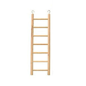 Beaks 14?" 9-Step Wooden Ladder Bird Toy