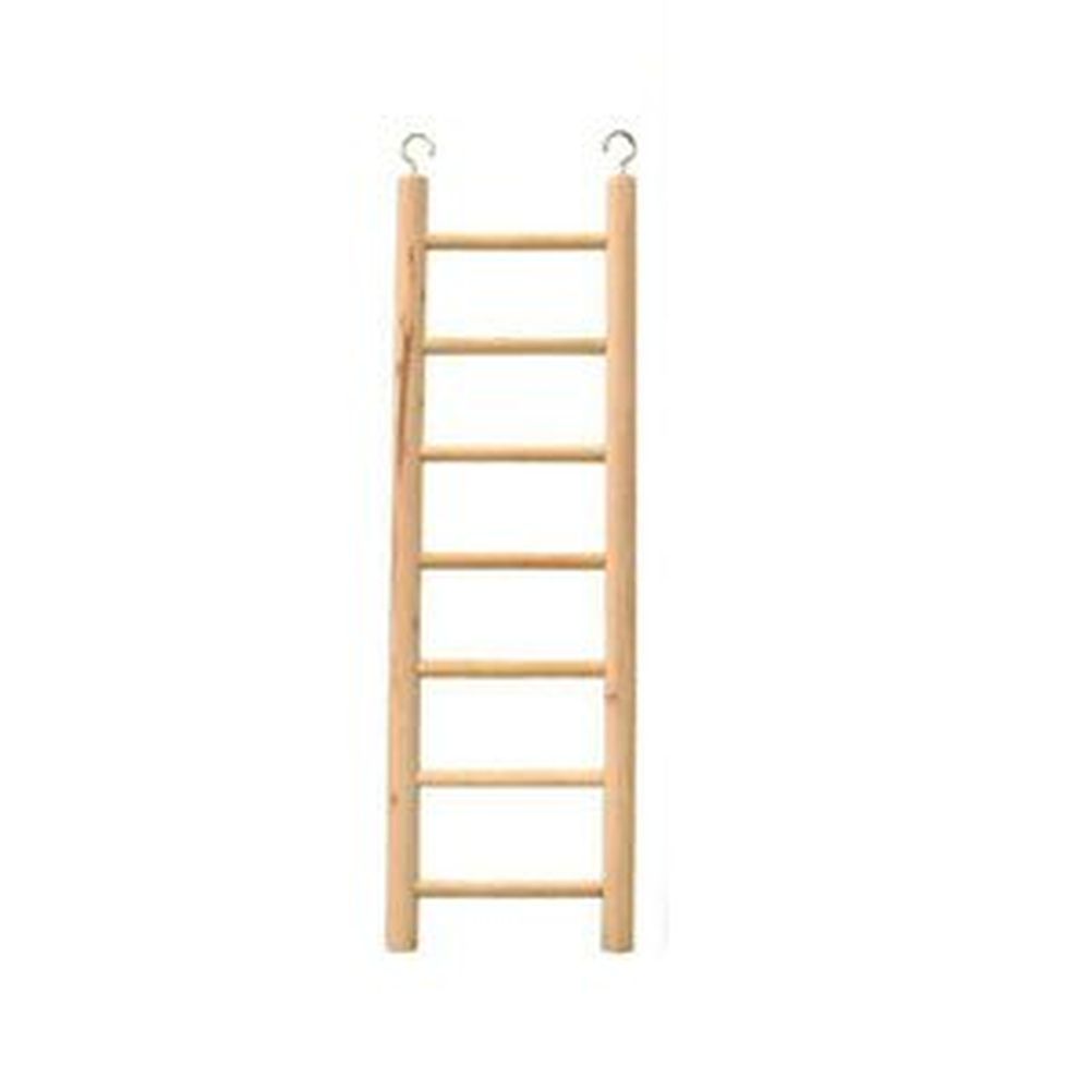 Beaks 14?" 9-Step Wooden Ladder Bird Toy