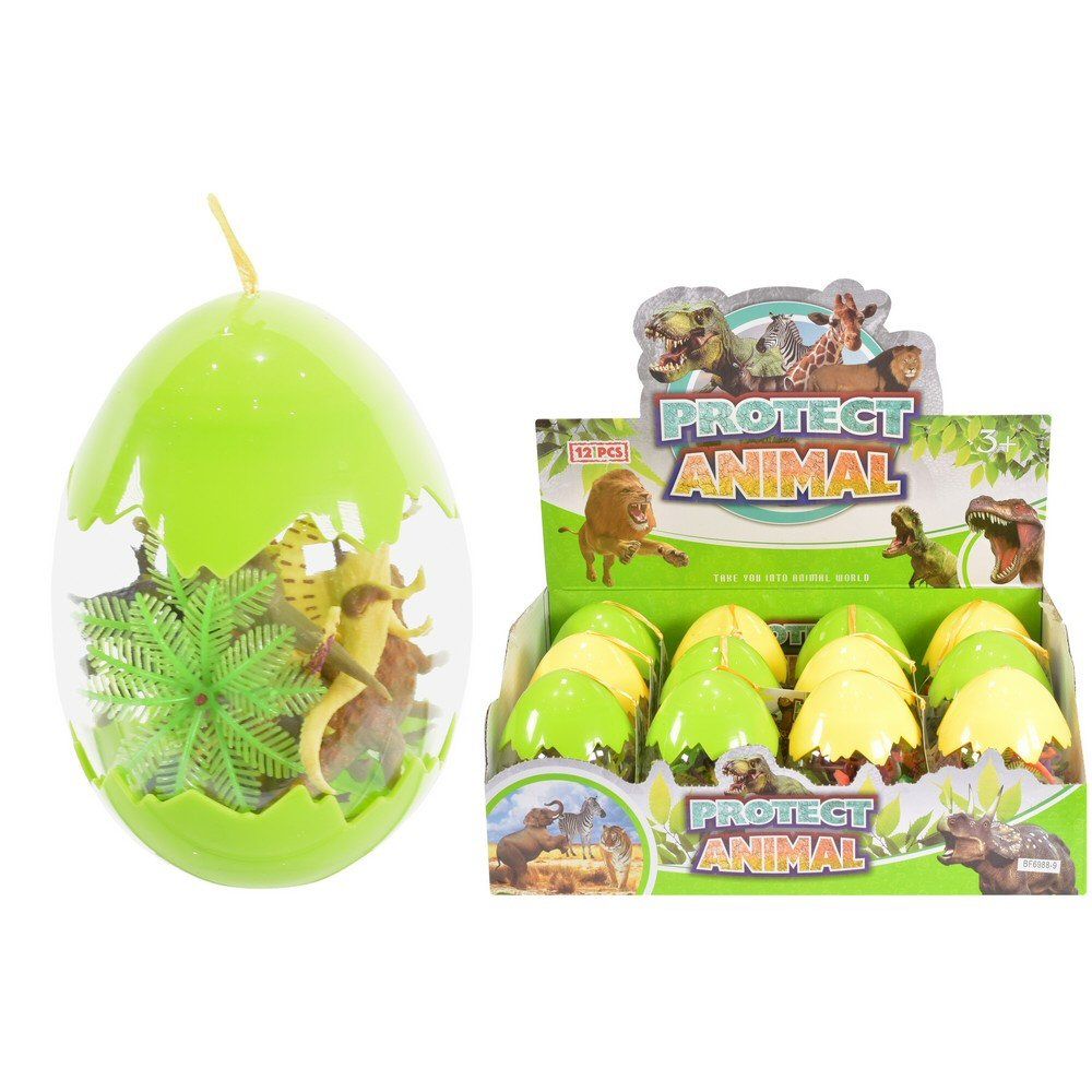 Kandy Toys Dinosaur Playset in Hatching Egg (Choice of 2)