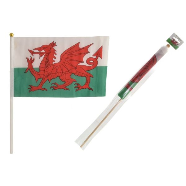 Kandy Toys 6cm Wales Hand Flag