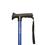 Charles Buyers Blue Gel Grip Handle Adjustable Stick
