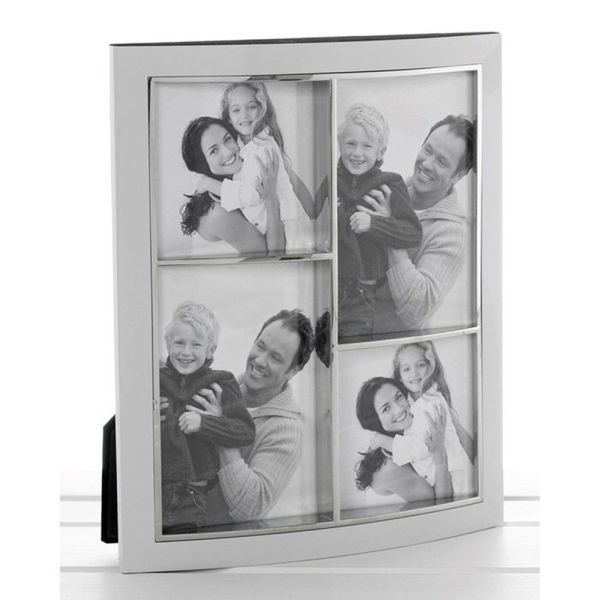 White Anodised Promotion 4 Picture Frame