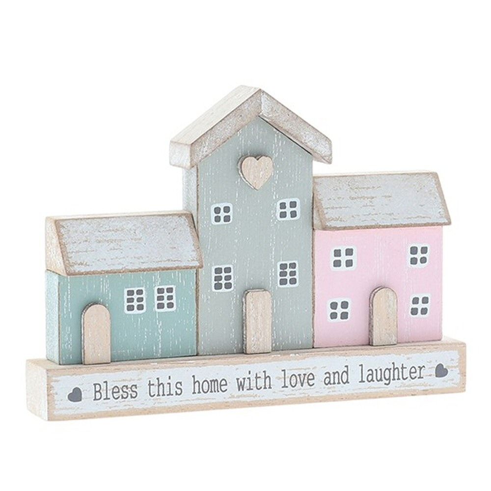 Joe Davies Love Lane 3 House Wooden Plaque