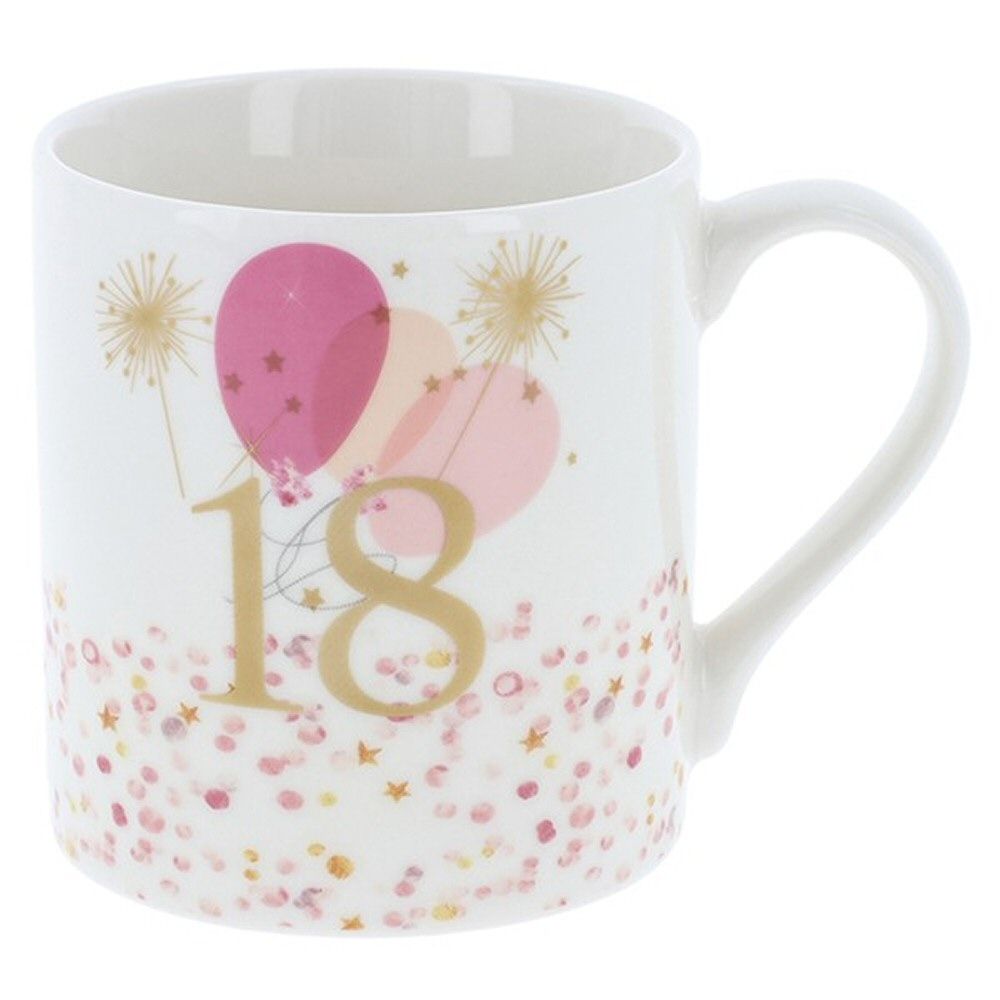 Joe Davies Rush Blossom 18th Birthday Mug