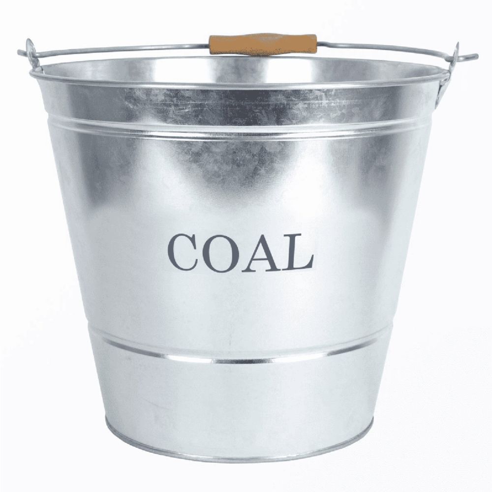 Manor 32cm Galvanised Coal Bucket