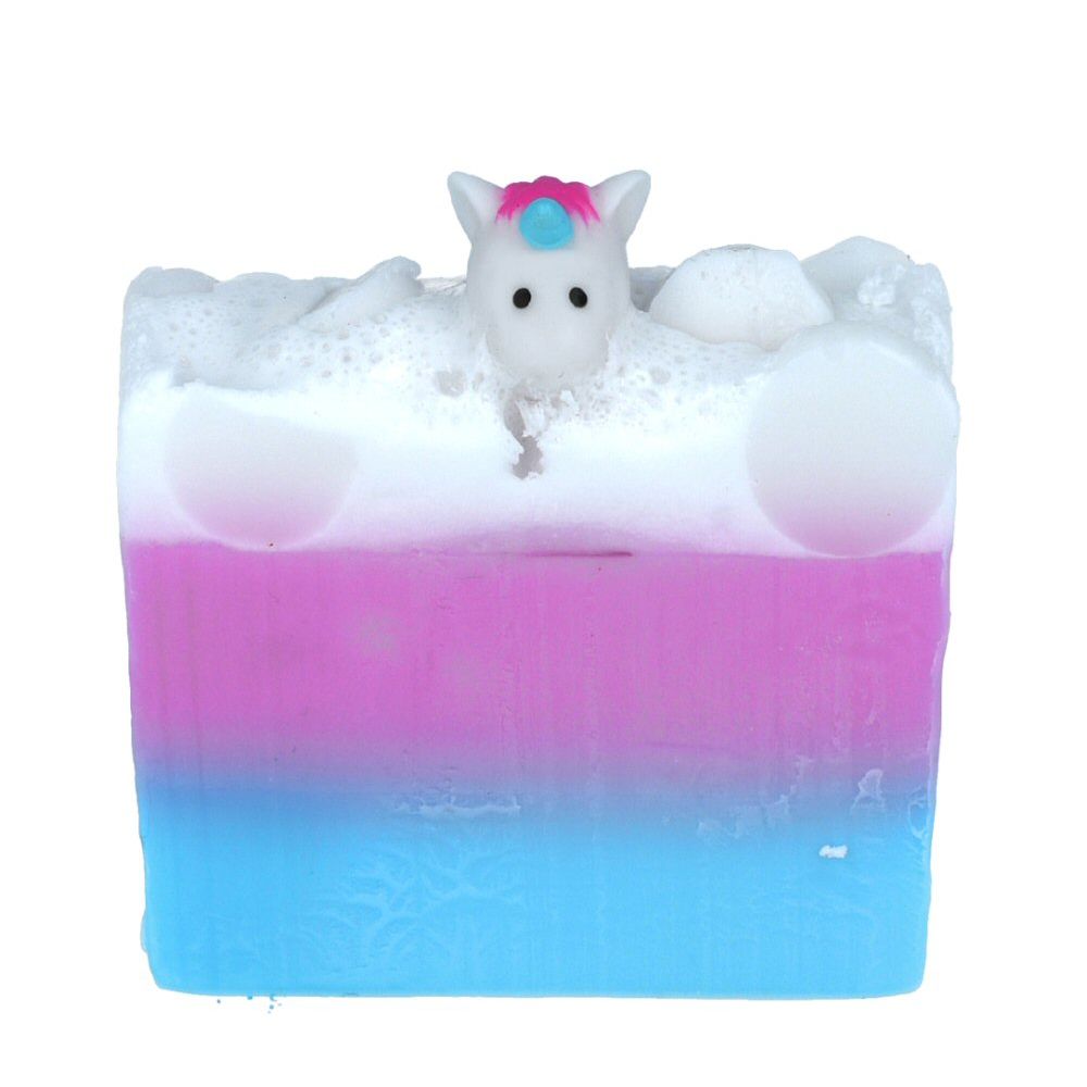 Bomb Cosmetics 100g Rainbows & Unicorns Handmade Soap Bar