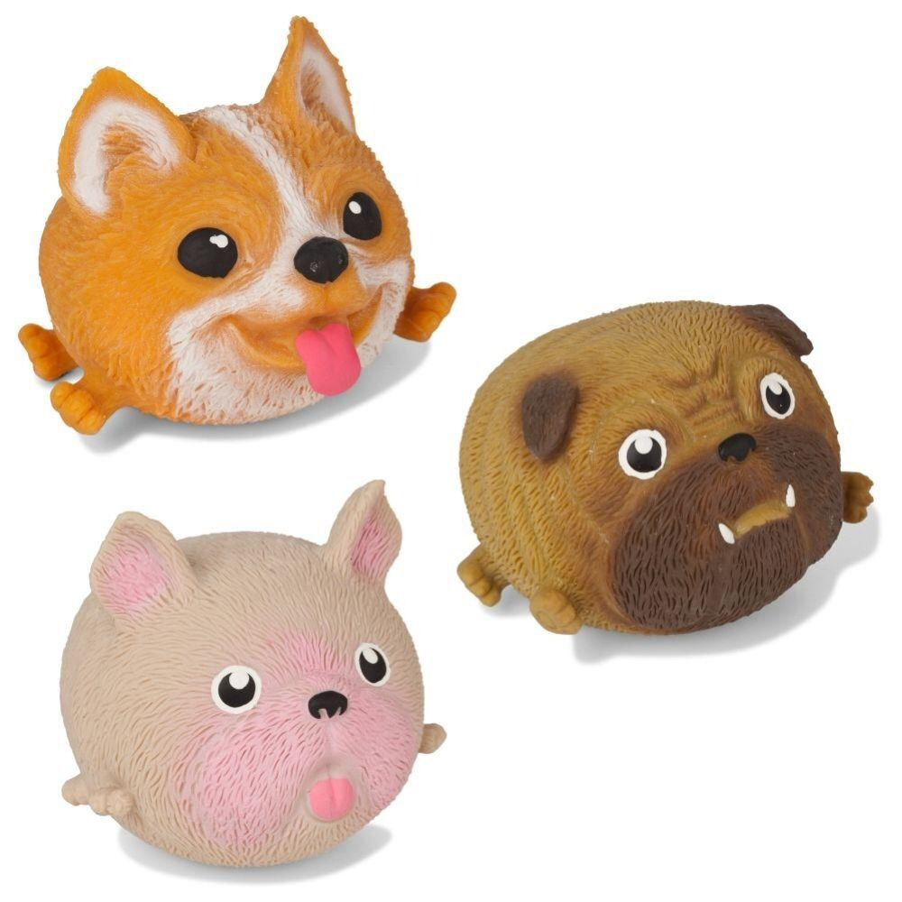 Keycraft 9cm Squidgy Pooch Toy (Choice of 3)