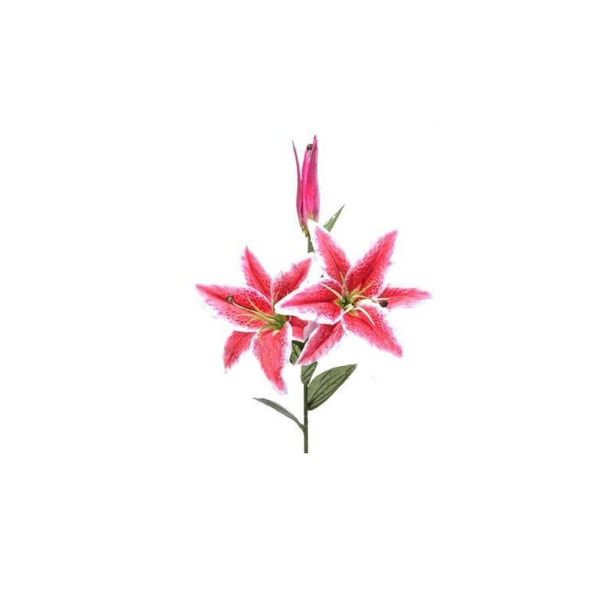CB Imports 86cm Pink Artificial Stargazer Lily