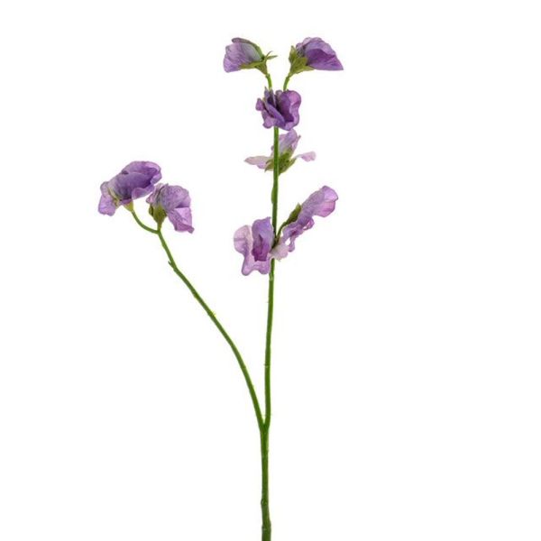 CB Imports 48cm Lilac Artificial Sweetpea Stem