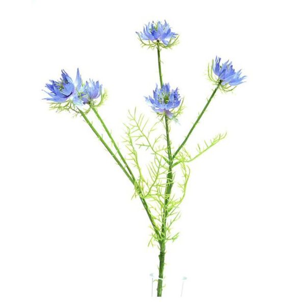 CB Imports 57cm Artificial Blue Nigella Spray