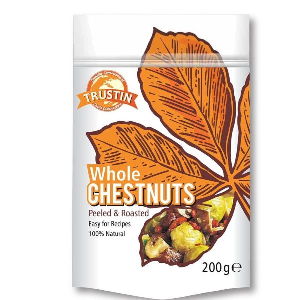 Trustin Foods 200g Peeled Roasted Chestnuts