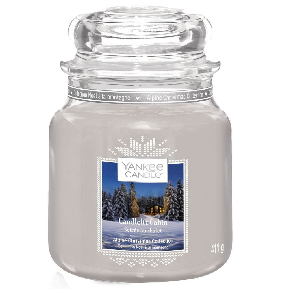 Yankee Candle Candlelit Cabin Medium Jar Candle