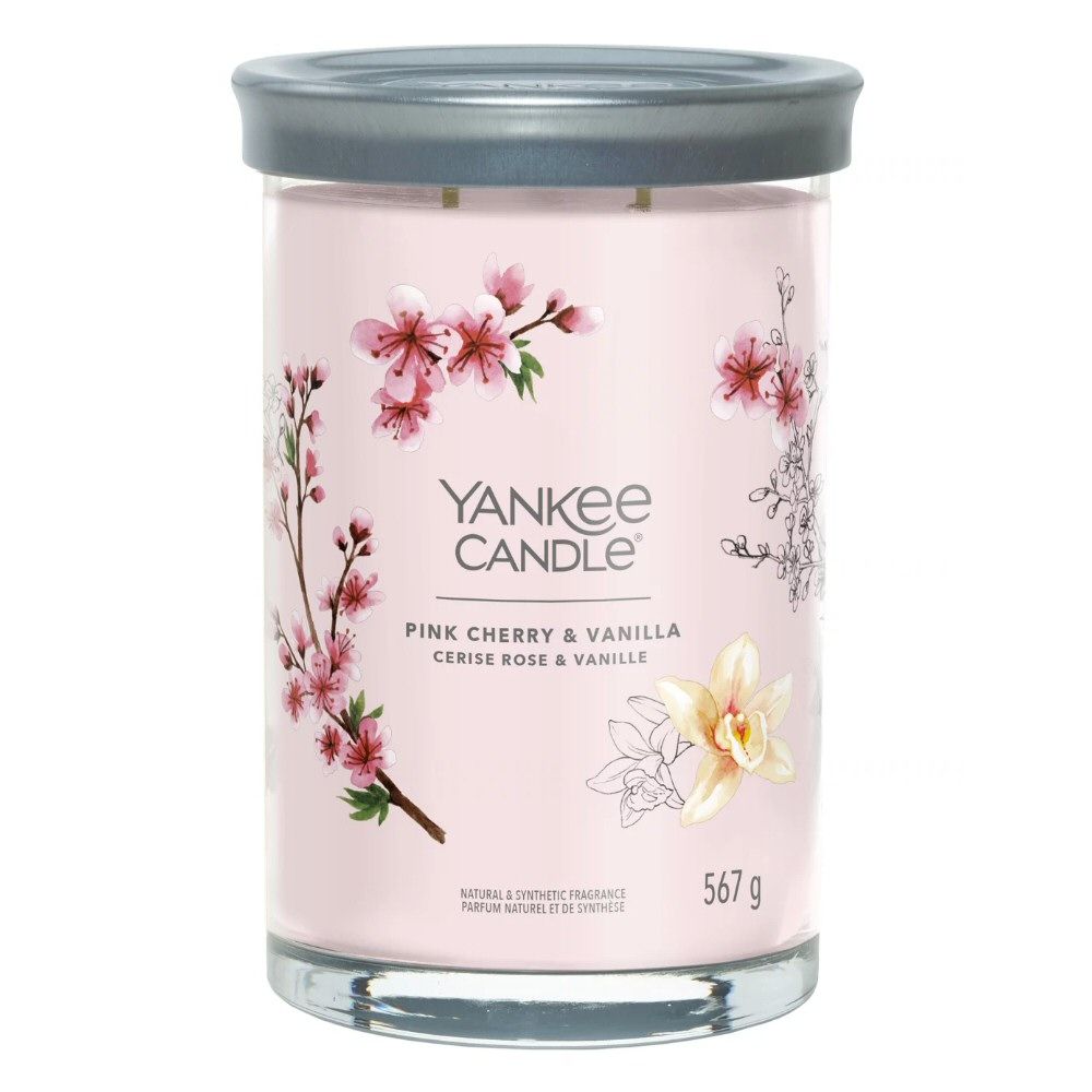Yankee Candle 567g Pink Cherry & Vanilla Signature Large Tumbler Candle
