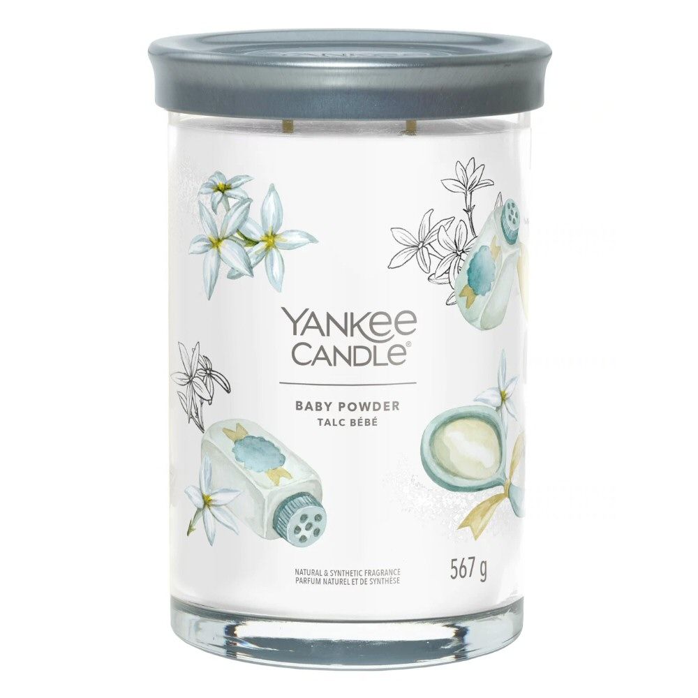 Yankee Candle 567g Baby Powder Signature Large Tumbler Candle