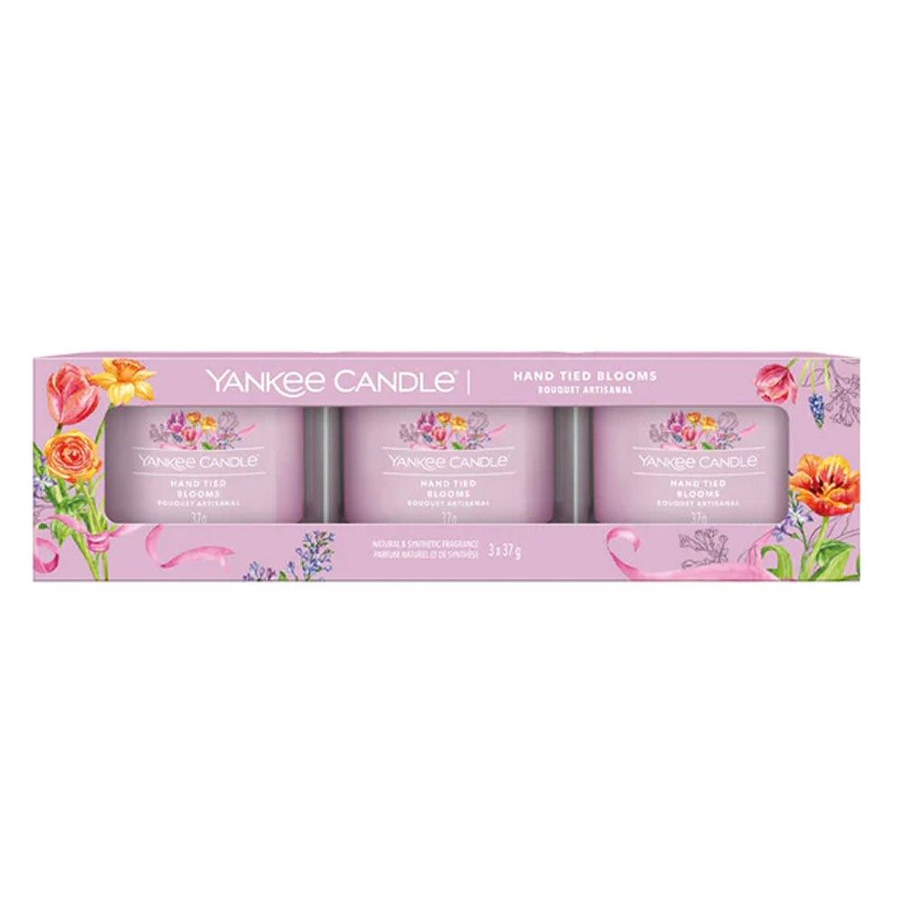 Yankee Candle 37g Hand Tied Blooms Signature Votive Candle (Pack of 3)