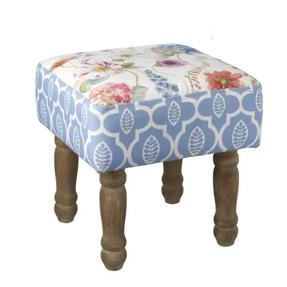 Heaven Sends 30cm Pretty Floral Footstool