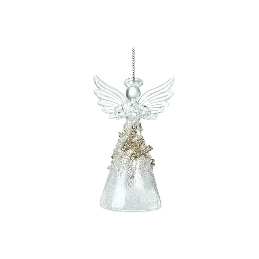 Heaven Sends Glass Angel With Letter W