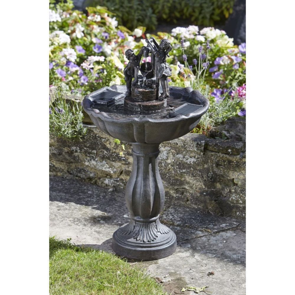 Smart Solar 84cm Tipping Pail Solar Water Feature