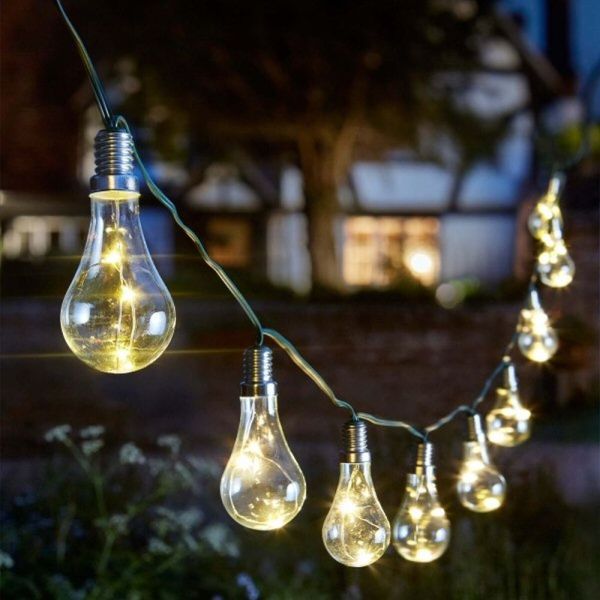 Smart Solar 10 Bulb Eureka Solar String Lights