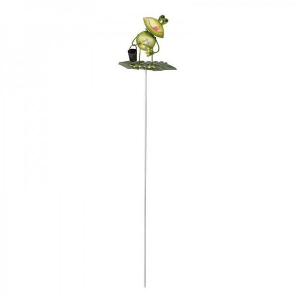 Flamboya 78cm Barmy Frog on Stake (Choice of 2)