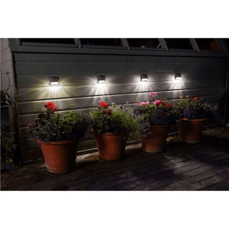 Smart Solar SuperBright Fence, Wall & Post Light - 4 Pack
