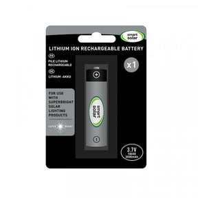 Smart Solar SuperBright 3.7v Ion Rechargeable Battery